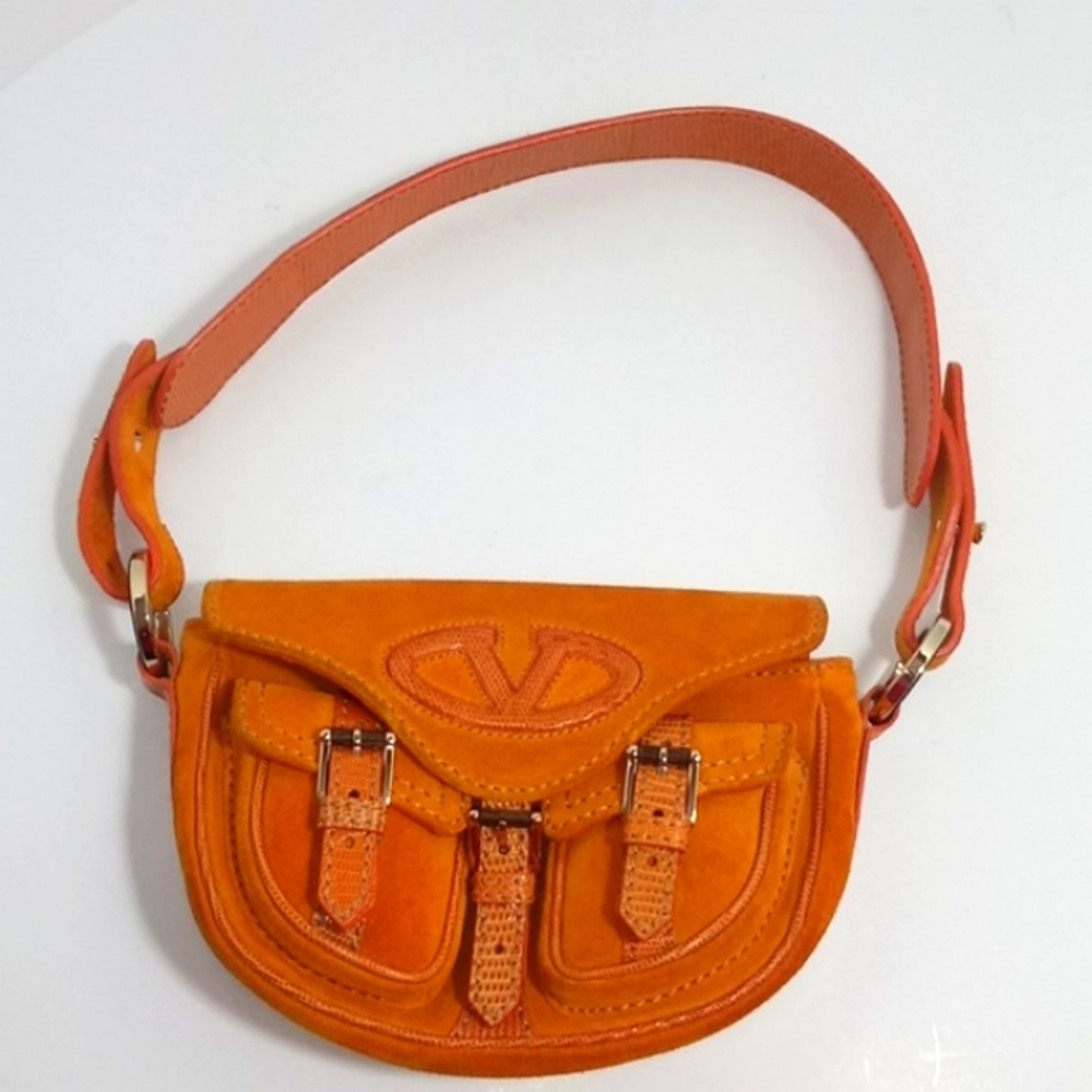 HANDBAG Valentino Garavani mini suede and leather bag limited offer